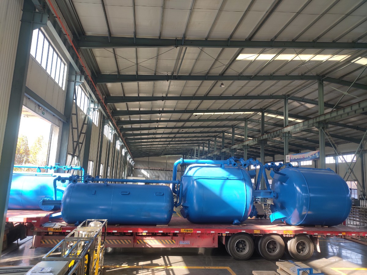 【安徽极速电竞官网】江苏某纺织行业软化水设备发货现场(图5)